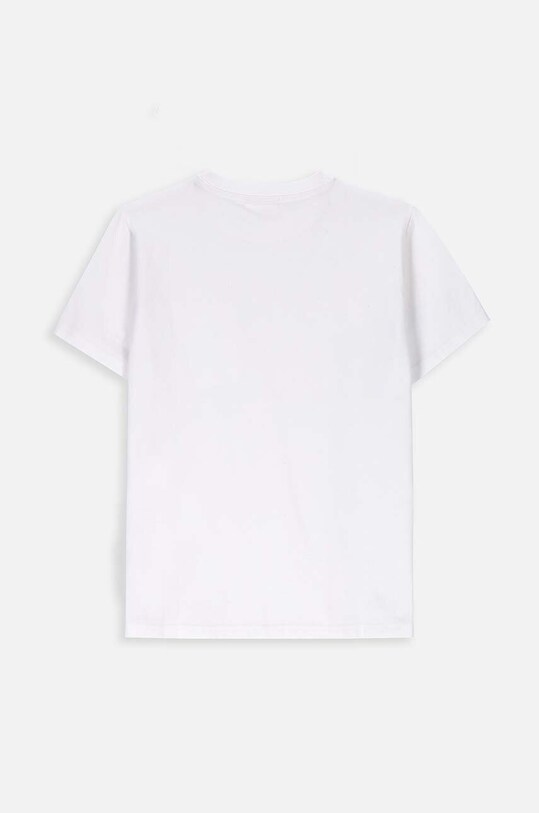 Coccodrillo t-shirt bawełniany dziecięcy XCX143201BAB biały AA00