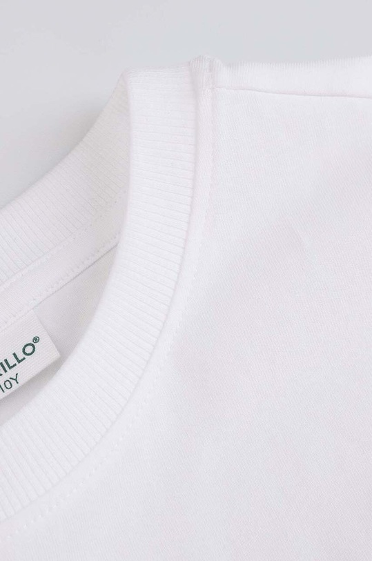 Chłopiec Coccodrillo t-shirt bawełniany dziecięcy XCX143201BAB biały