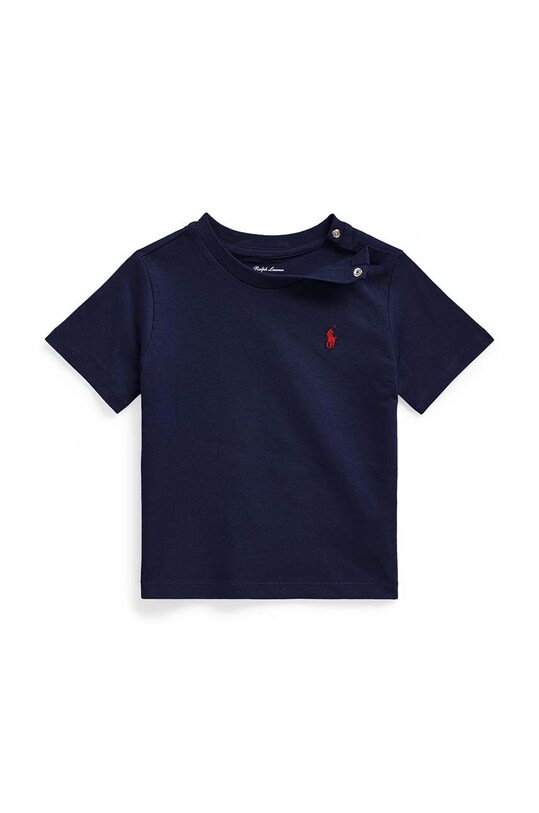 Polo Ralph Lauren t-shirt bawełniany niemowlęcy bawełna granatowy 320832904035
