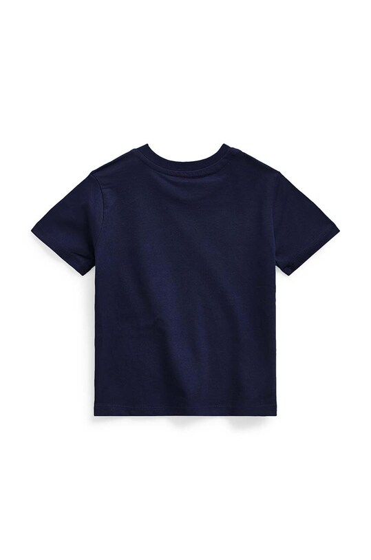 Polo Ralph Lauren t-shirt bawełniany niemowlęcy 320832904035 granatowy AA00