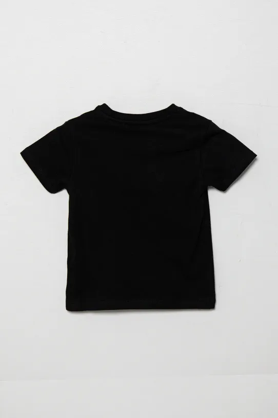 Детская хлопковая футболка Guess N4YI37.K8HM4.PPYA чёрный AA00