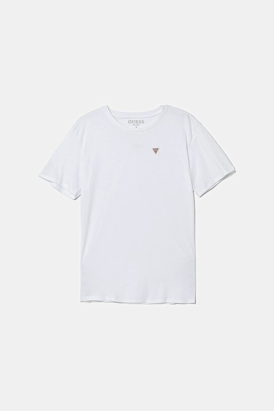 Guess t-shirt bawełniany dziecięcy bawełna biały L5YI38.K5M20.9BYA