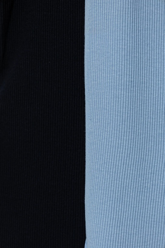 Coccodrillo top din bumbac pentru copii 2-pack albastru XCX407207BAU