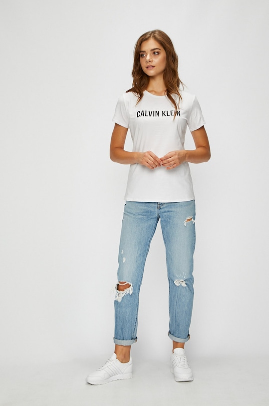 Calvin Klein Performance - Top 00GWF8K139 alb AW20