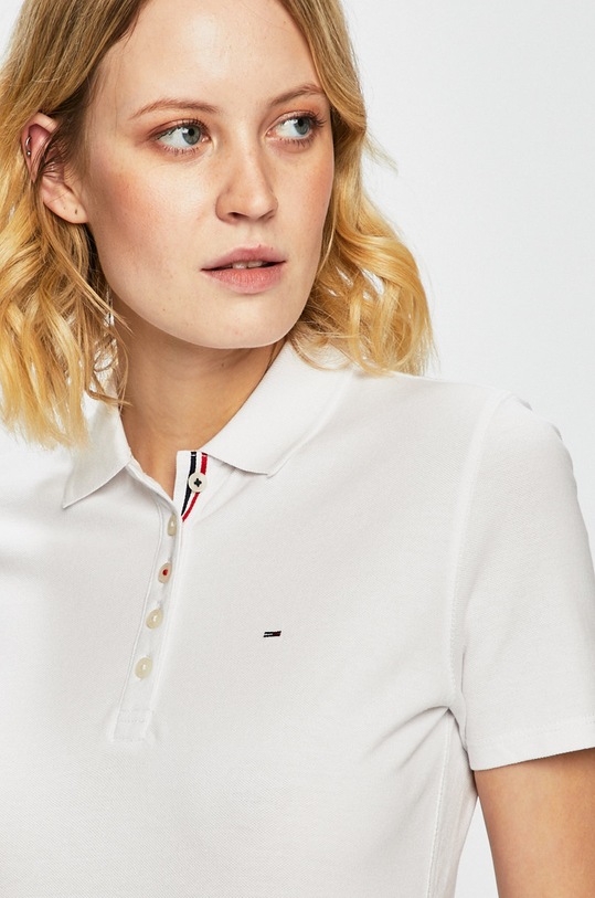 Tommy Jeans - Top bílá DW0DW04434