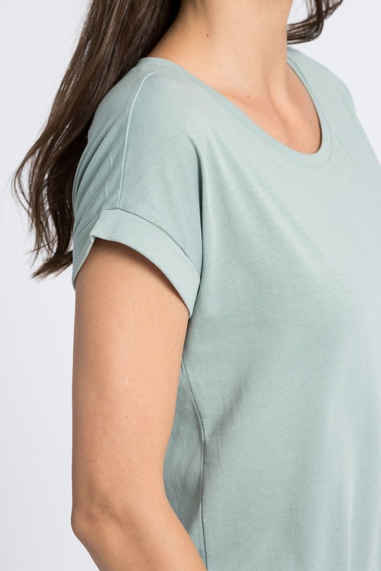 Vila t-shirt zielony 14025668