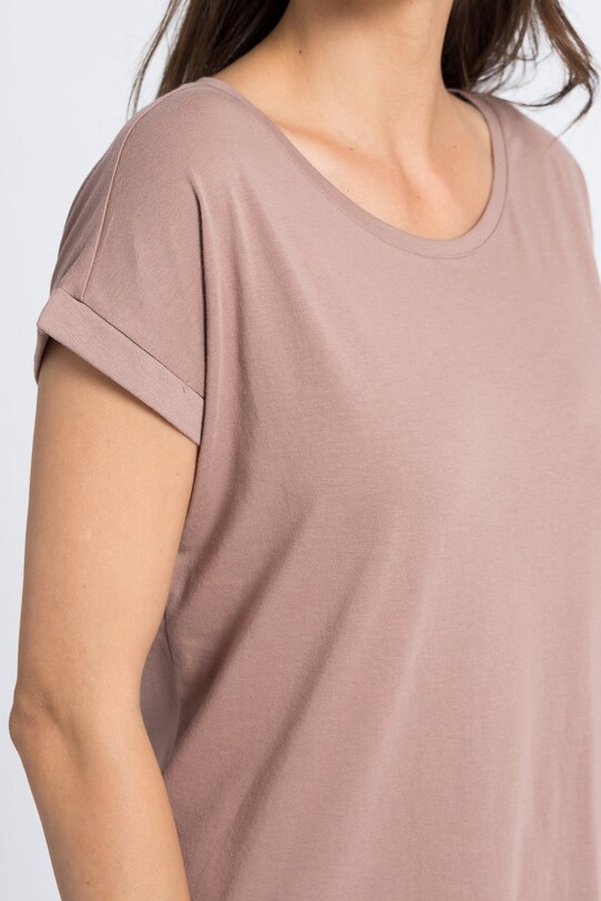 Vila t-shirt różowy 14025668