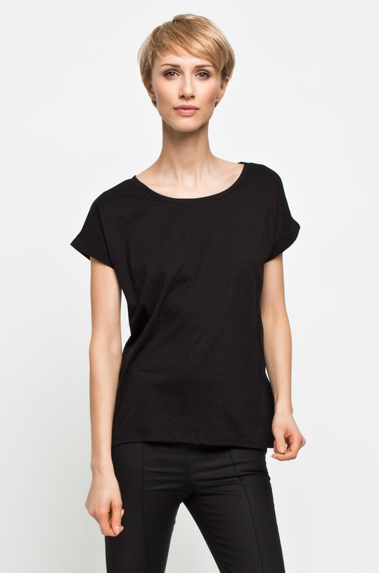 Vila - Top hladký černá 14025668
