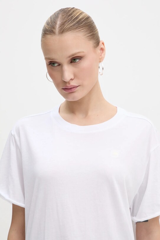 G-Star tricou din bumbac alb D16902.4107