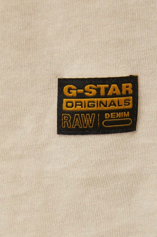 G-Star pamut póló D16902.4107 sárga