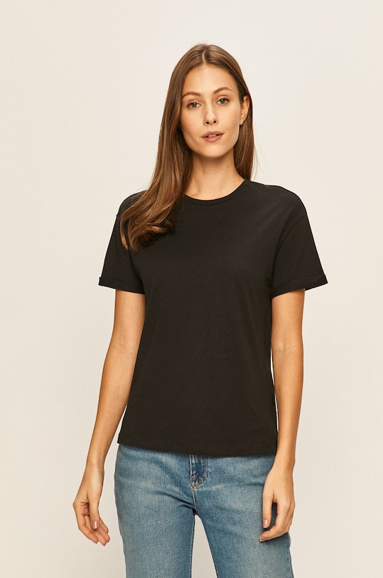 Noisy May - T-shirt bawełna czarny 27010978