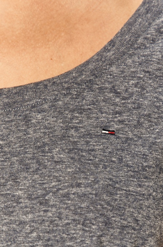 Tommy Jeans - Tričko DW0DW04435.NOS sivá