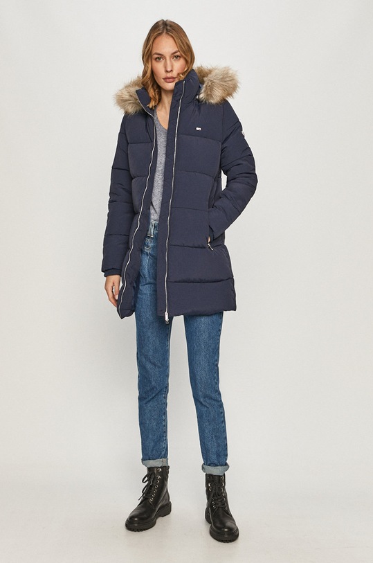 Tommy Jeans - Tričko DW0DW04435.NOS sivá AA00