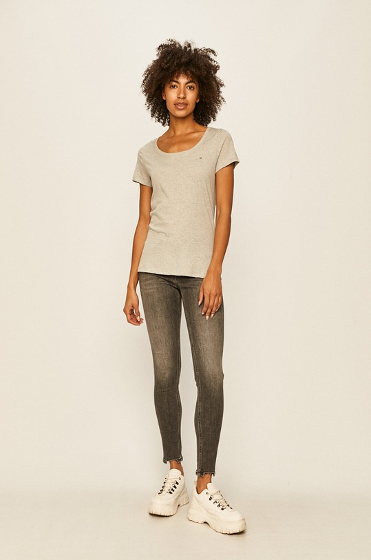 Tommy Jeans - Tricou DW0DW04435.NOS gri AA00