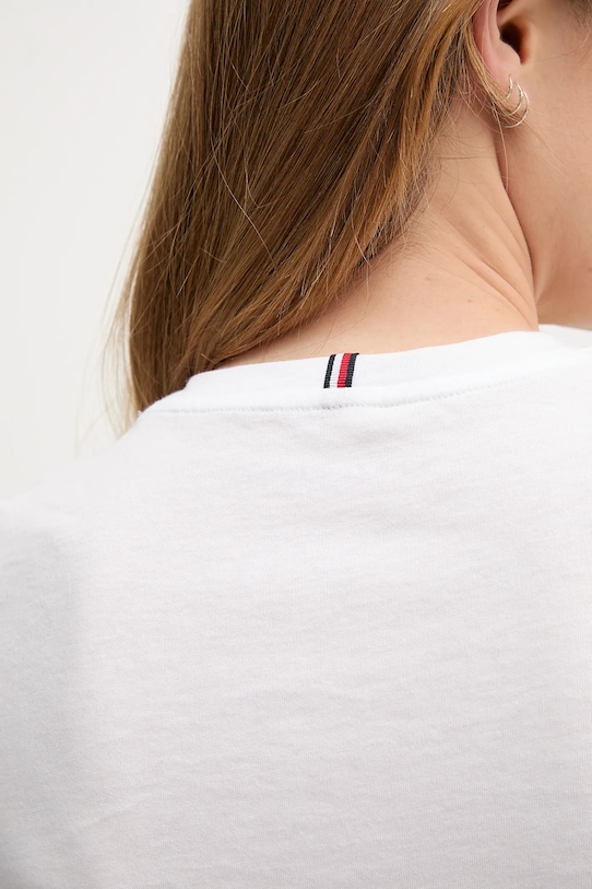 Tričko Tommy Hilfiger bílá WW0WW24969.NOS