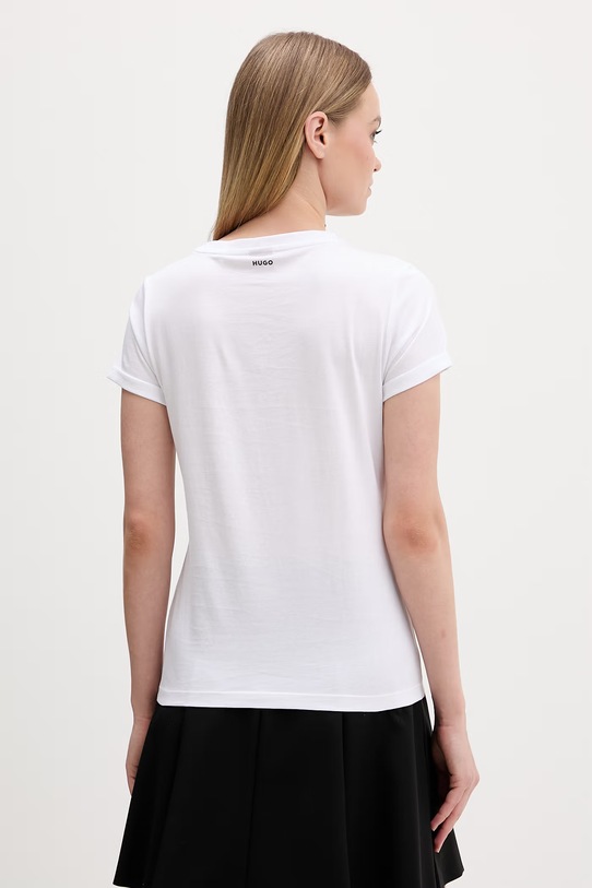 Ρούχα Hugo - Μπλουζάκι 50417212.NOS λευκό