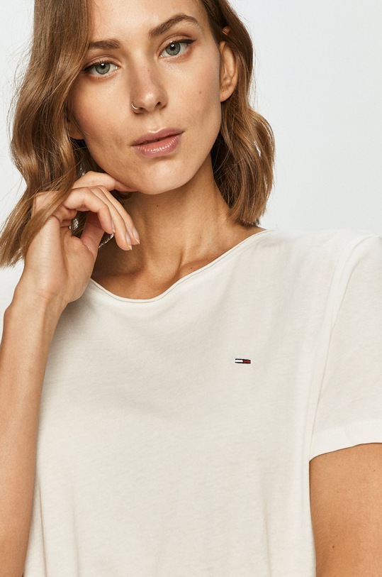 Tommy Jeans - Tričko bílá DW0DW09194.NOS