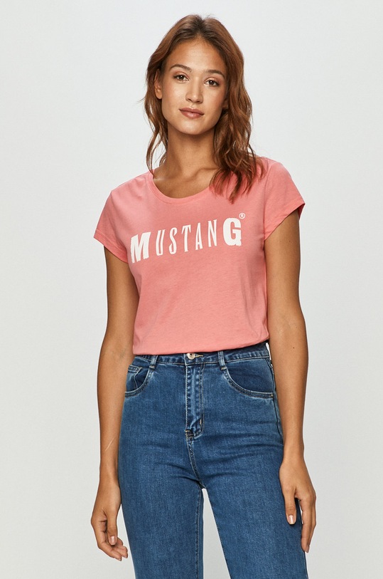 Mustang - Tričko bavlna ružová 1005455.8142