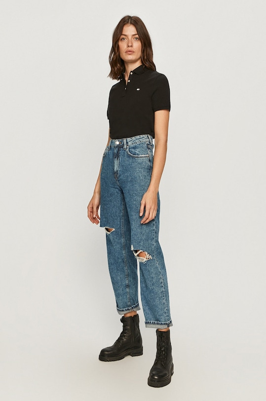 Tommy Jeans - T-shirt DW0DW09199.NOS DW0DW09199.NOS czarny AA00