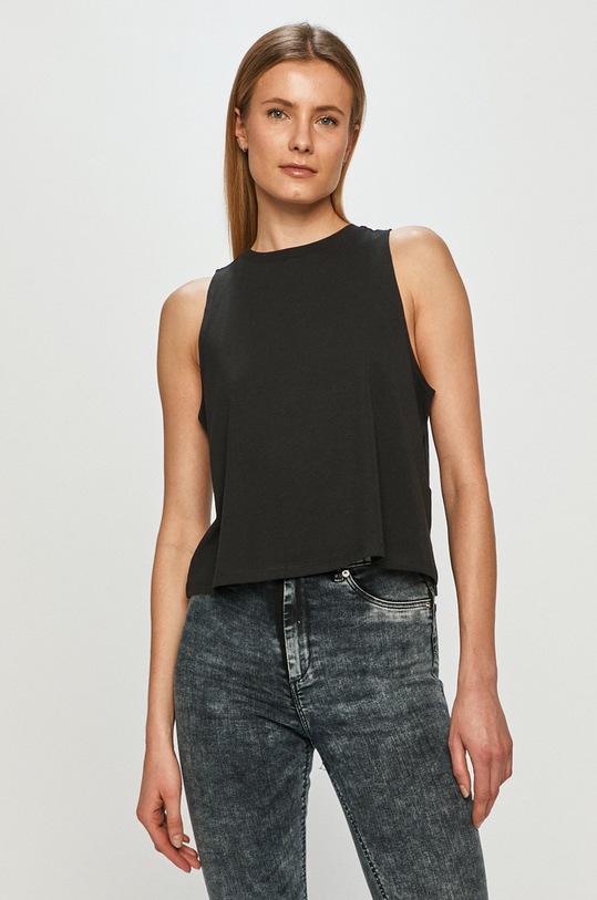 Noisy May - Top z elastanem czarny 27015303