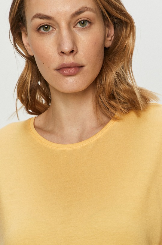 Vero Moda - T-shirt żółty 10187159.