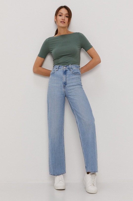 Vero Moda - Tričko 10231753 tyrkysová AA00