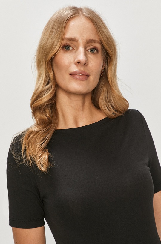 Vero Moda - Tričko s elastanom čierna 10231753