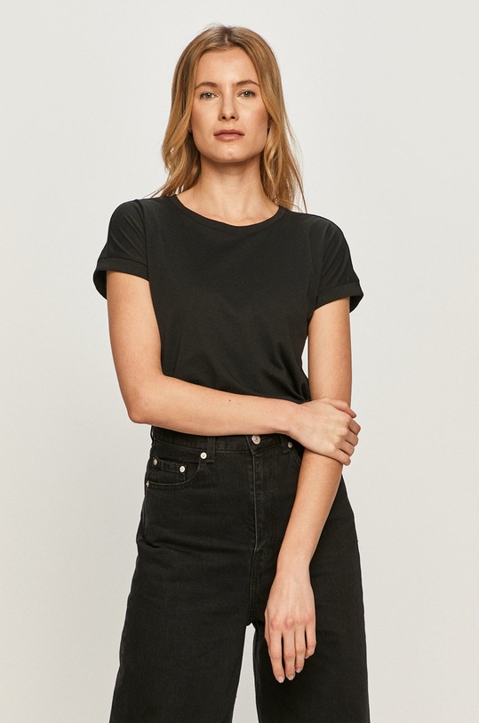 Jacqueline de Yong - T-shirt pozostałe czarny 15208423