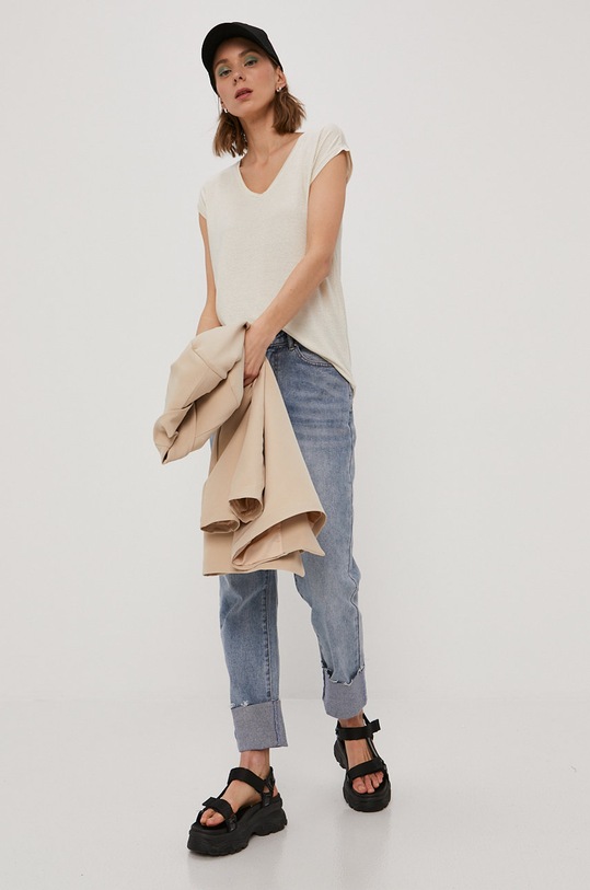 Tričko Pieces 17078572 biela AA00