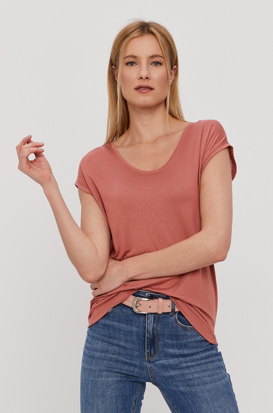 Pieces T-shirt 17078732 różowy AA00