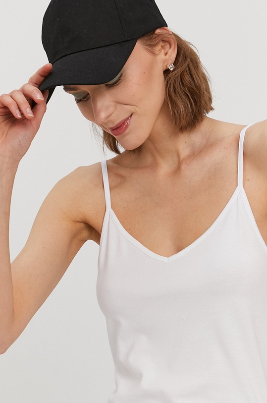 Pieces Top 17082527 biały