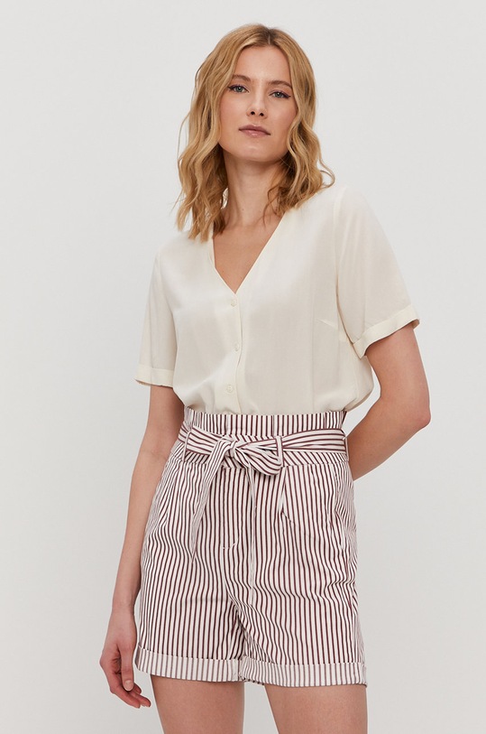 Pieces Koszula casual beżowy 17100686