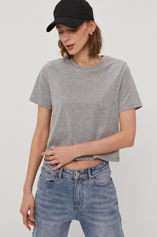 Pieces T-shirt pozostałe szary 17109209