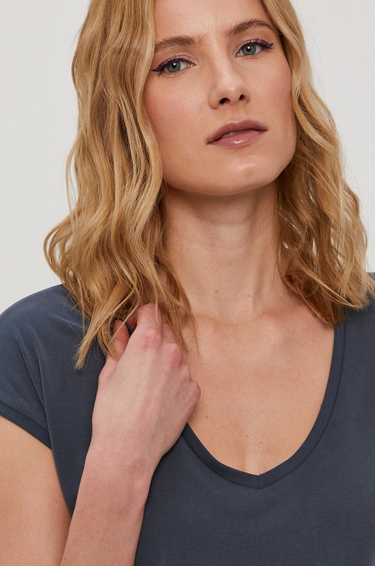 Oblečenie Tričko Pieces 17095260 tmavomodrá