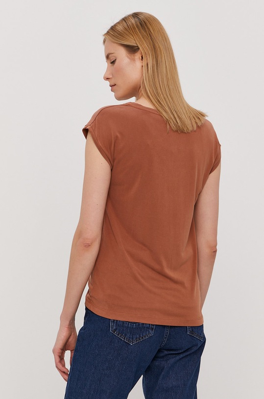Odzież Pieces T-shirt 17095260 brązowy