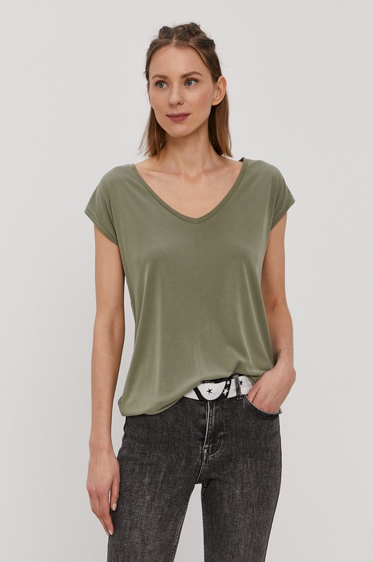 Odzież Pieces T-shirt 17095260 zielony