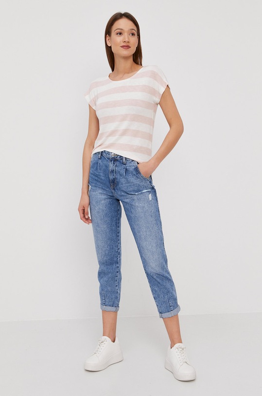 Vero Moda T-shirt 10190017 różowy AA00
