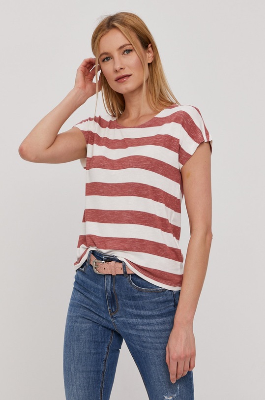 Vero Moda T-shirt wzorzyste różowy 10190017