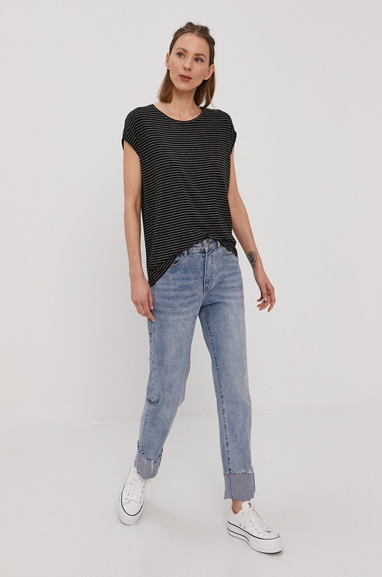 Vero Moda T-shirt 10226466 czarny AA00