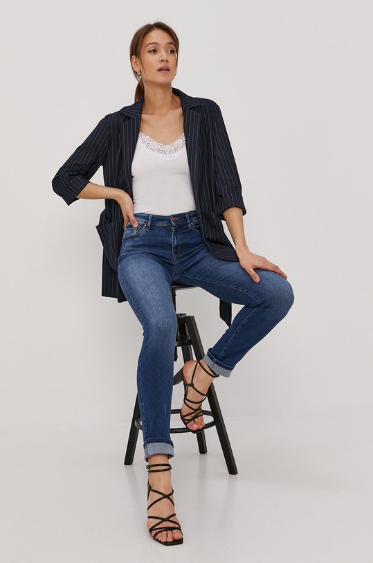 Oblečenie Top Vero Moda 10231874 tmavomodrá