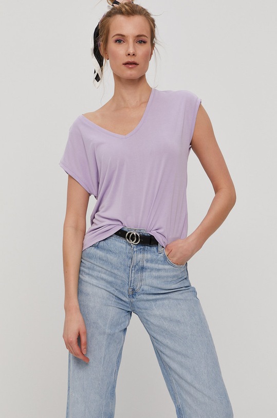 Vero Moda T-shirt pozostałe fioletowy 10247666