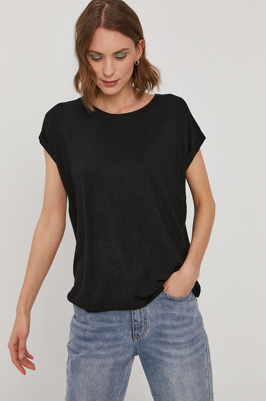 Vero Moda T-shirt 10250488 czarny AA00