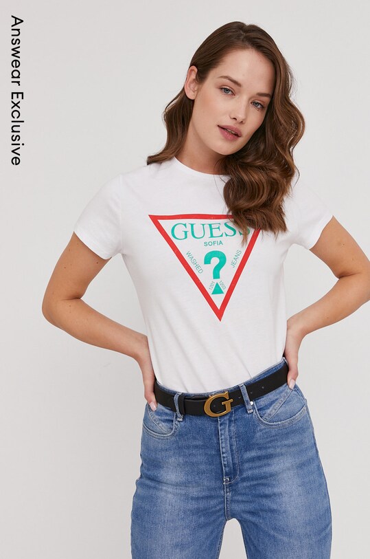 Футболка Guess хлопок белый W1GI58.I3Z11