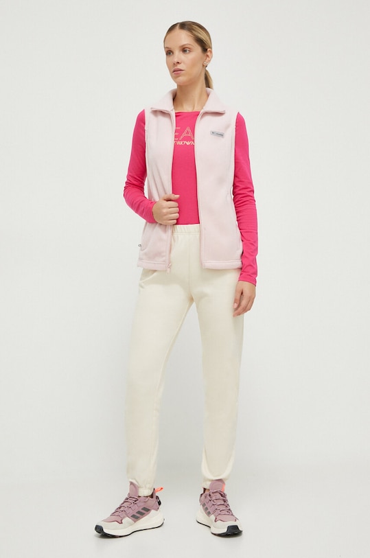 EA7 Emporio Armani longsleeve 8NTT51.TJDQZ różowy AW25