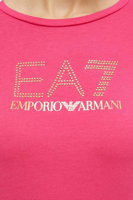 Лонгслів EA7 Emporio Armani 8NTT51.TJDQZ рожевий