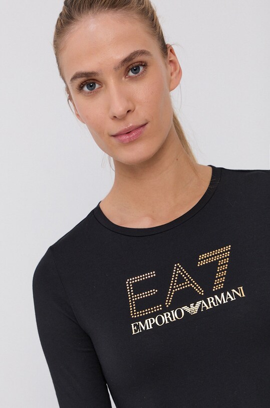 EA7 Emporio Armani Longsleeve negru 8NTT51.TJDQZ