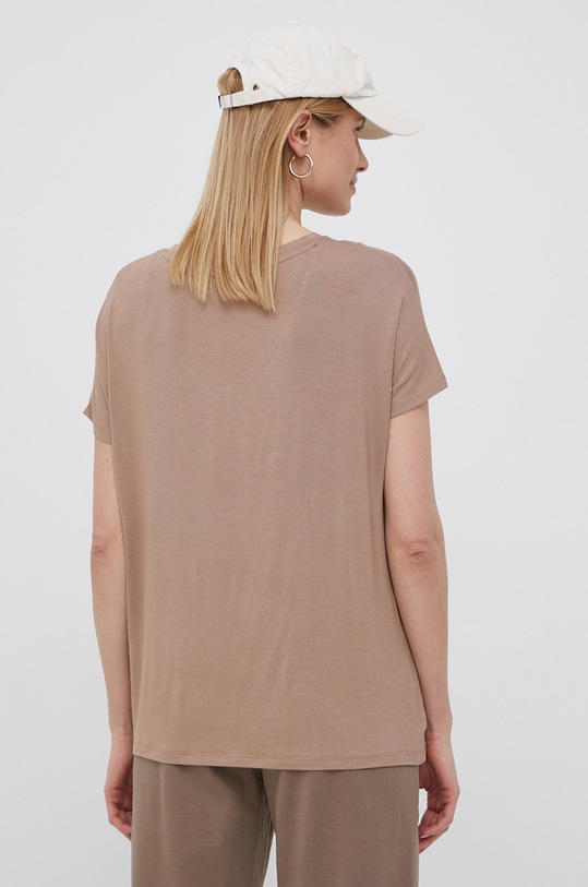 Odzież Vila t-shirt 14063361.Portabella brązowy