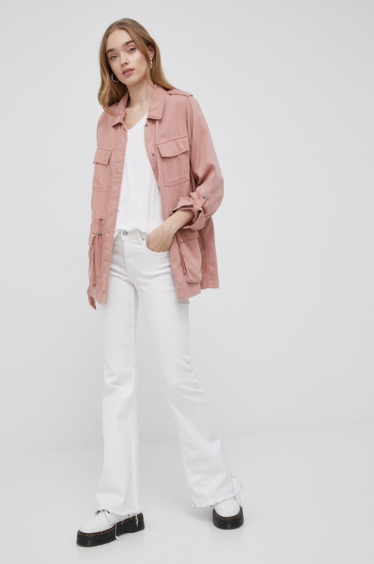 Vila t-shirt 14063361.OpticalSno biały AA00