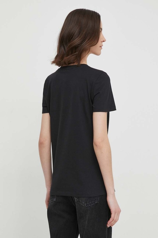 Odzież Tommy Hilfiger t-shirt bawełniany WW0WW31999.NOS czarny