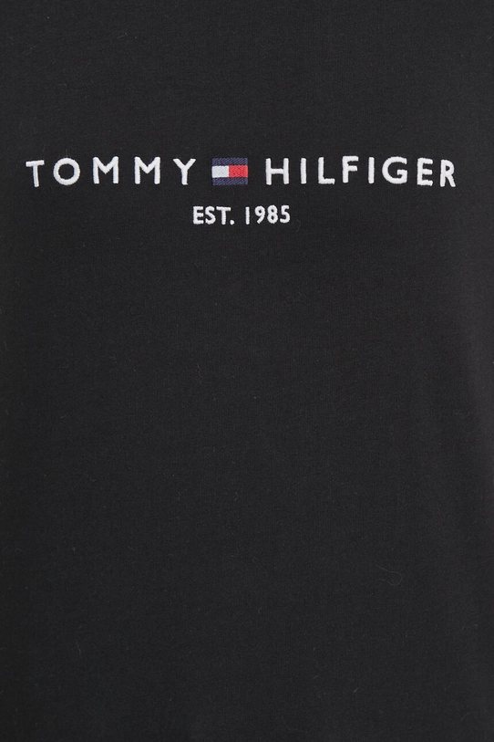 Хлопковая футболка Tommy Hilfiger чёрный WW0WW31999.NOS